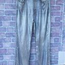 Rag and Bone  Alex Liquid High Rise Straight in Luna Silver Jeans size 29 Photo 0