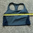 Athleta  gray & navy blue longline sports bra size M Photo 5