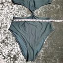 Aerie Front Knot One-Piece Green Monokini Photo 3