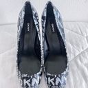 DKNY  Women's Gwen Graffiti Black and White High Heels size 11M Photo 6