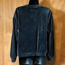 UGG  Medium Ink Black Shanara Fleece Sweatshirt Velour Crewneck Photo 2