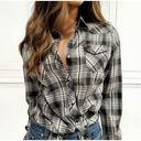 Kuhl ✨ Pearl Snap Shirt Womens Large Plaid Long Sleeve Outdoor Hiking Western ✨ Photo 0