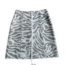 Hugo Boss NWT Boss by  Animal Print Virgin Wool Blend Skirt| Size: 6 Photo 7