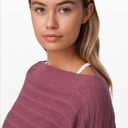 Lululemon  Forward Flow Poncho in Heathered Plumful One Size Photo 7