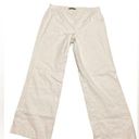 Ralph Lauren Lauren  White Linen Wide Leg Pants Photo 0