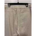 J.Jill  Linen Stretch Pants Womens Large Wide Leg Tan Elastic Waist Pockets Photo 3