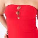 Klassy Network NWT  Red Tube Top Cut-Out Brami Dress - Small Photo 1