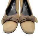 Salvatore Ferragamo  Boutique Italy Tan Suede Flat Block Heel Loafer Size 8 AA Photo 5