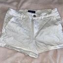 Aeropostale White High Rise Midi Shorts Photo 0