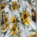 Hint of Blush  Off Shoulder Romper 
Sunflower Ruffled Bell Sleeve Size XL Photo 2