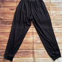 Rae Dunn Women DREAM Black Drawstring Jogger with Pockets Size Medium Photo 2