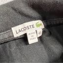 Lacoste  Black Womens Slim Fit Short Sleeve Polo T-Shirt Size 40 / Size M EUC Photo 2