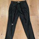 Ramy Brook  Allyn Paperbag Waist Pants in Black Leather Size S Photo 0