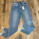 Judy Blue NWT  High Waist Frayed Slim Straight Leg Jeans 26W Photo 9