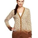 Isaac Mizrahi  Live Leopard Dip-Dye Cardigan Photo 0