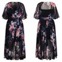 City Chic  Black Vineyard Floral Maxi Dress Sz.XXL(24) NWT Photo 2