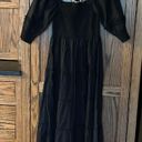 Hill House NWT  | The Nesli Nap Smocked Midi Dress in Black | Size XS Photo 13