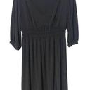 Tiana B  Dress Knee Length Elastic Waist V-Neck 3/4 Sleeve NWT Small Photo 0