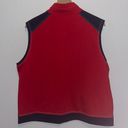 Y2K Colorblock Sleeveless Hoodie XL Unisex Streetwear Red White Blue America Photo 5