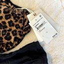 Good American NWT  Leopard Bikini Top with Black Bottom - Size 4(XL) Photo 5