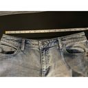 Chico's  1 Platinum Denim Capris Women M 8 Med Wash Mid Rise Pockets Stretch 30x20 Photo 7