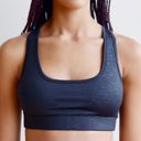 Zyia Active Black Bomber Unpadded Boho Lace Racerback Sports Bra 🖤🤍 Photo 0