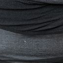 Natori  Sheer and Bunched Bodysuit Black Petite Photo 6