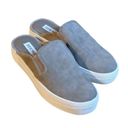 Steve Madden  Women's Gray Suede Mule Slip-On Sneakers Size 7.5 Casual Photo 3