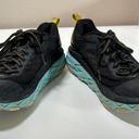 Hoka  One One Challenger ATR 5 Trail Running Shoes Women’s Size 8 Black Blue FAIR Photo 4