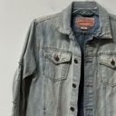 Brooklyn Cloth Trademark Brooklyn Denim jacket size medium Light Wash Denim Boho Shabby Chic Photo 1