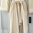 Lauren Ralph Lauren Cream Vanilla Luxury Embrodiered Crest Pocket NWT Robe Small Photo 2