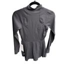 Lululemon  Nulux Long Sleeve Tennis Dress Size 4 Graphite Gray GGRE New Photo 3