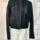 Levi's Levi’s Black Genuine Leather moto zip up Jacket Size XL Photo 0