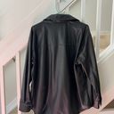 Wild Fable Faux Leather Shirt Jacket Photo 2