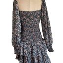 ASTR  the Label Marietta Dress in Blue Peach Multi Floral Large New Womens Mini F Photo 6