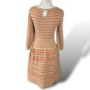 Anthropologie Y2K  Knitted & Knotted Medium Elodie Wool Sweater Dress Tan Orange Photo 10