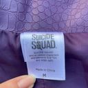 Spirit Halloween Suicide Squad Joker Purple Halloween Crocodile Trench Coat Photo 6