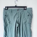 Marmot  Ginny Hiking Pants Womens Green Roll Up UPF30 Stretch Lightweight Sz 12 Photo 9