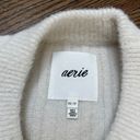 Aerie Soft White Oversized Sweater Photo 1