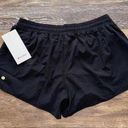 Lululemon  Hotty Hot Shorts Low Rise 4” Lined Black Size 14 NWT Photo 0