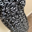 J. Crew Black Printed Flowy Shirt Dress Size Small Black Photo 10