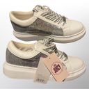 Juicy Couture  Della Designer Womens Size 9 Athletic Sequins Shoes White Silver Photo 0