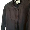 Tuckernuck  Black Royal Shirt Dress with 3/4 Sleeves Size XS Button Down Stretch Photo 6