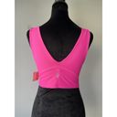 Free People NEW  Women's Never Better Crop Hot Pink Size Small Yoga Activewear Photo 5