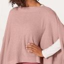 Lululemon  Forward Flow Poncho Cashmere Blend Cozy‎ Travel Cape Wrap OS Photo 0