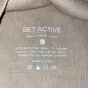 Set Active  tan cropped tank top Photo 1