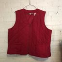 Krass&co G.H. Bass &  Vintage Dark Red Puffer Vest Photo 0