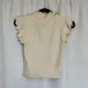 ZARA Cream Short Sleeve Top Size S Photo 1