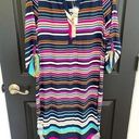 cupio New  size Small striped high-low shift dress Photo 0