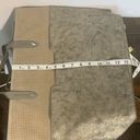 Stella & Dot  Hudson Women's Brushed Metallic Faux Suede Tote Bag Gray Black M Photo 13